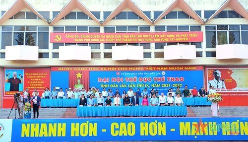 Khai mạc Đại hội thể dục thể thao tỉnh Đắk Lắk lần thứ IX